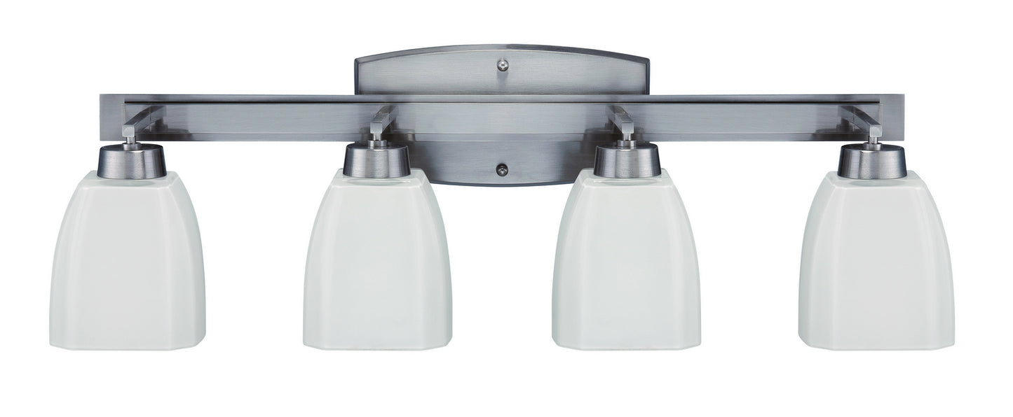 Craftmade - 14728BNK4 - Four Light Vanity - Bridwell - Brushed Nickel