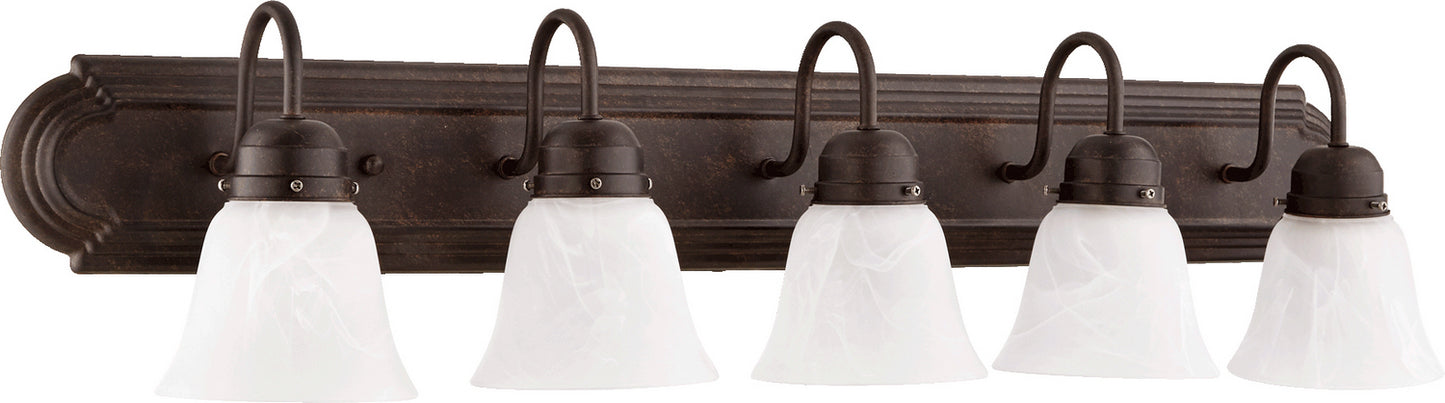 Quorum - 5094-5-144 - Five Light Vanity - 5094 Vanities - Toasted Sienna