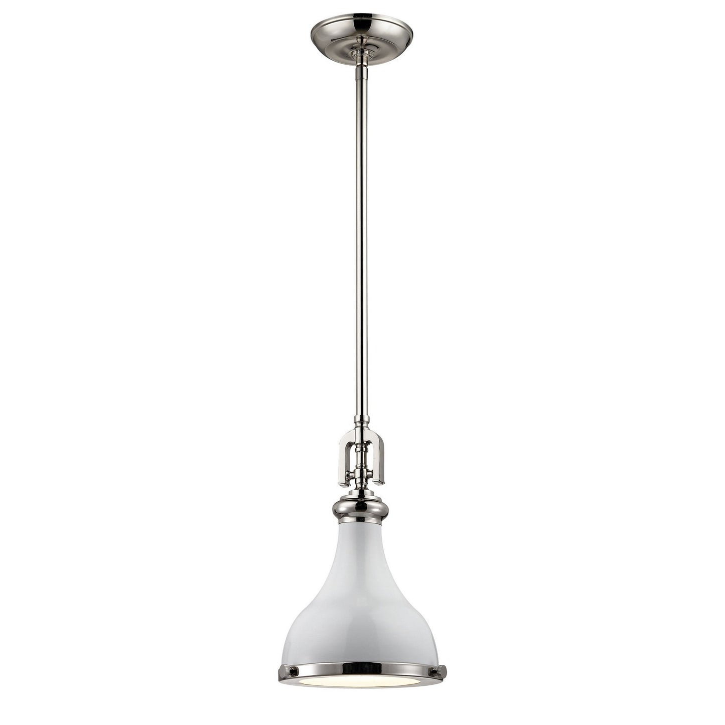 ELK Home - 57040/1 - One Light Mini Pendant - Rutherford - Gloss White