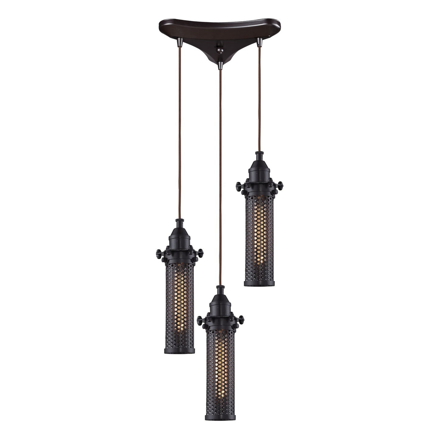 ELK Home - 66325/3 - Three Light Pendant - Fulton - Oil Rubbed Bronze