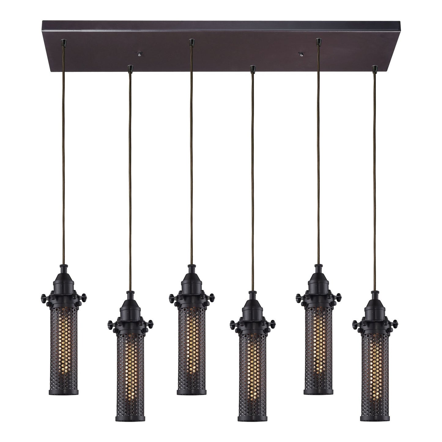 ELK Home - 66325/6RC - Six Light Pendant - Fulton - Oil Rubbed Bronze