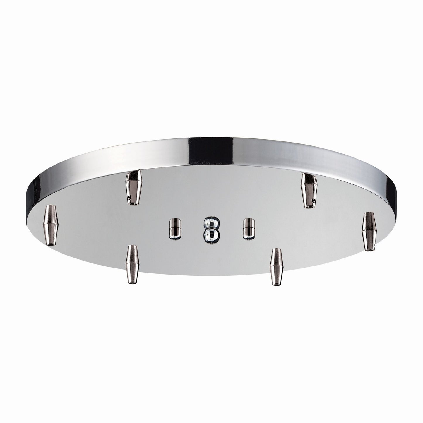 ELK Home - 6R-CHR - Six Light Pan - Pendant Options - Polished Chrome