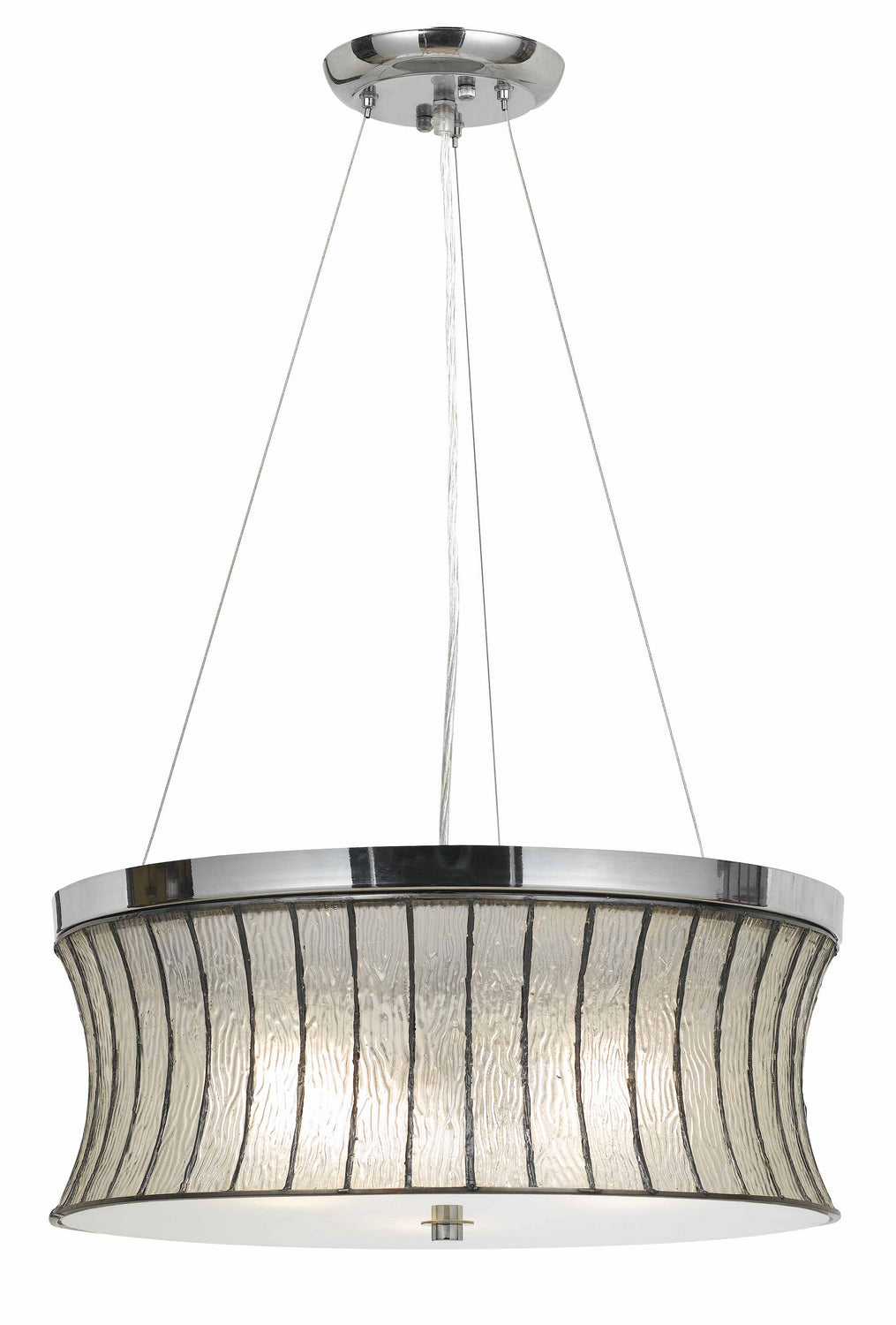 Cal Lighting - FX-3546/1P - Three Light Pendant - PENDANT - Chrome