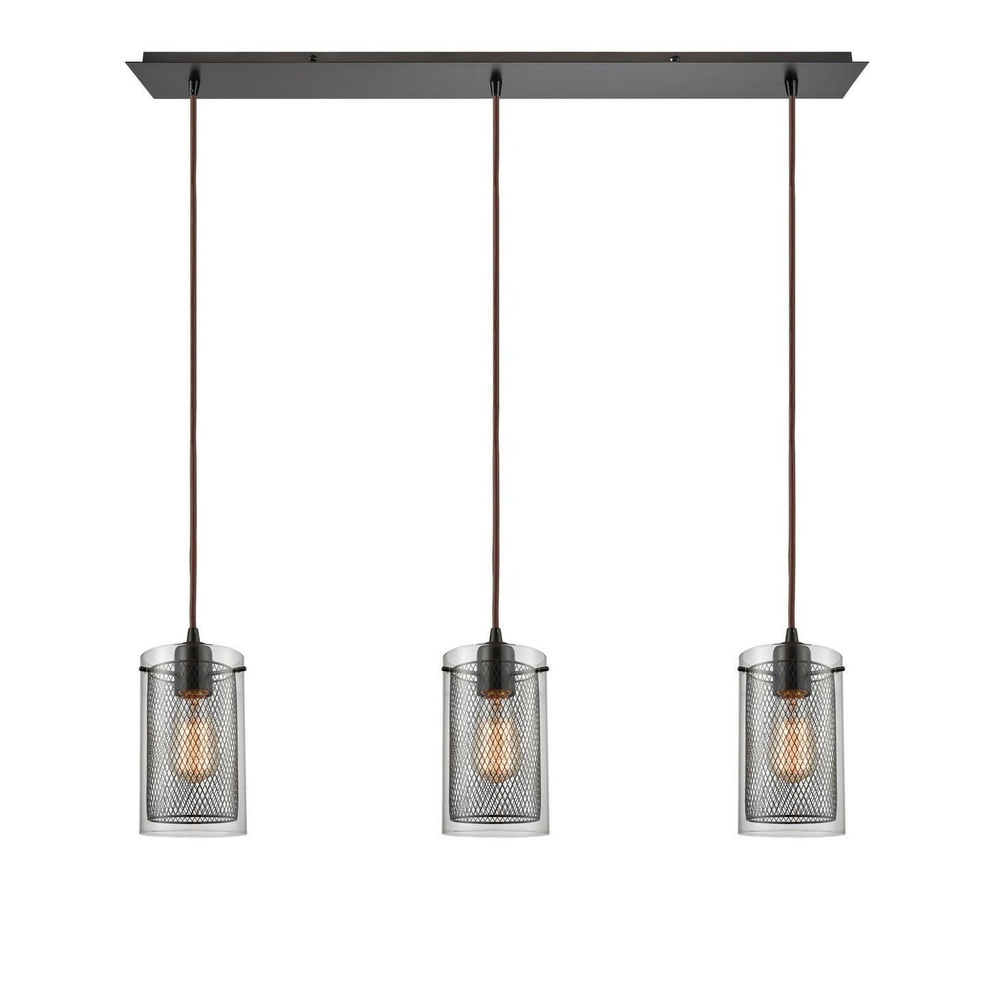 ELK Home - 10448/3LP - Three Light Pendant - Brant - Oil Rubbed Bronze