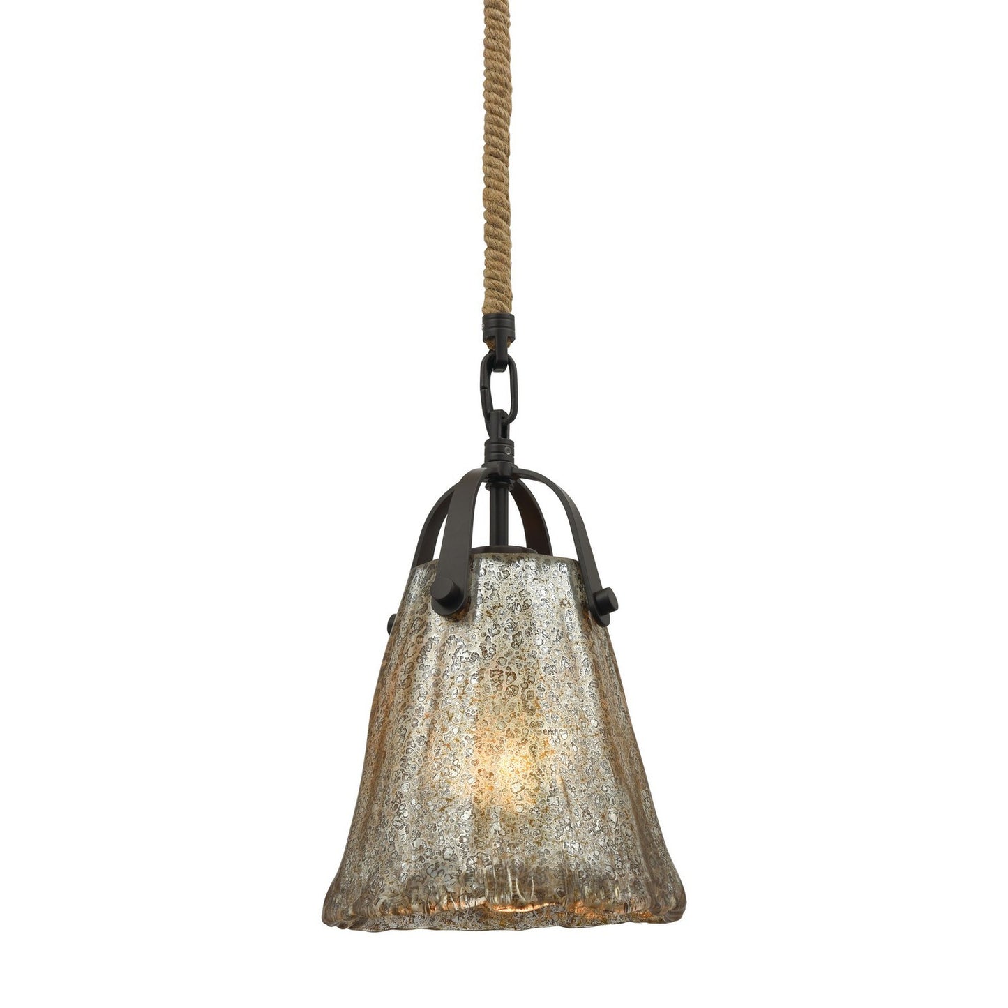 ELK Home - 10631/1 - One Light Mini Pendant - Hand Formed Glass - Oil Rubbed Bronze