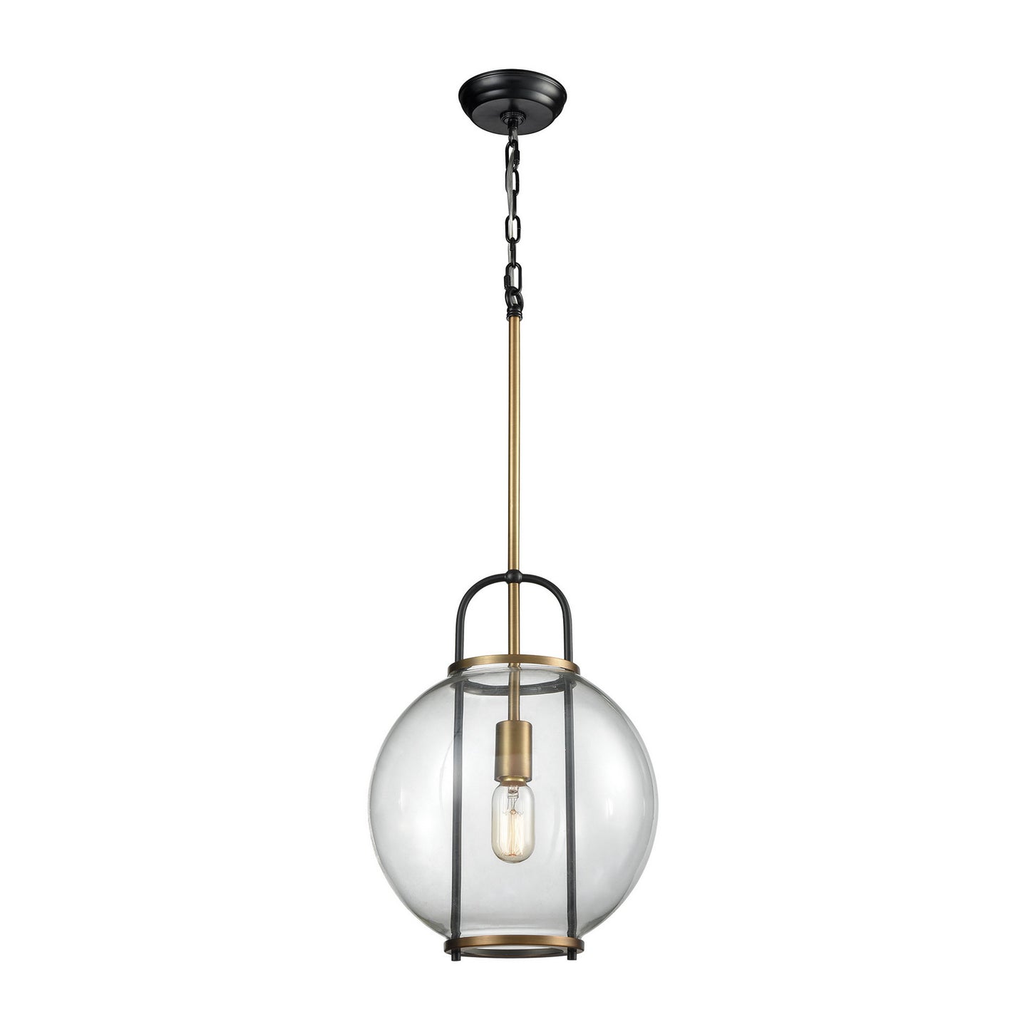 ELK Home - D3229 - One Light Mini Pendant - Faraday - Aged Brass
