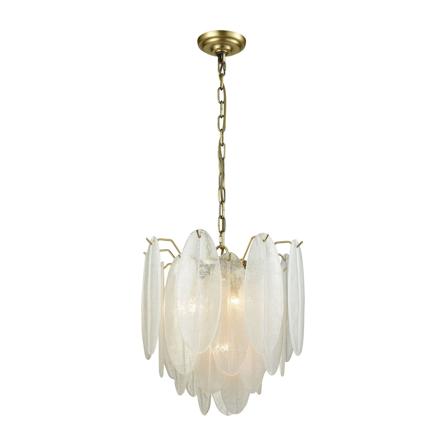 ELK Home - D3310 - Four Light Pendant - Hush - Aged Brass