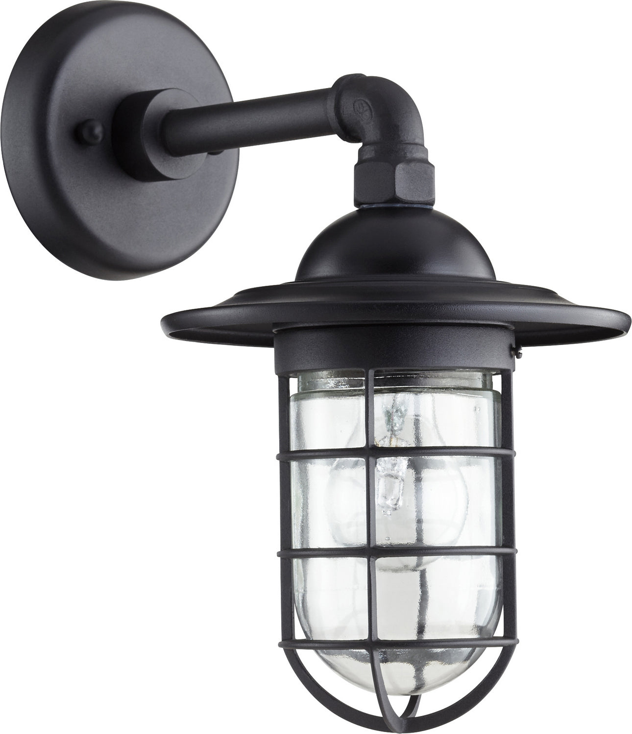 Quorum - 7082-69 - One Light Wall Mount - Bowery - Textured Black