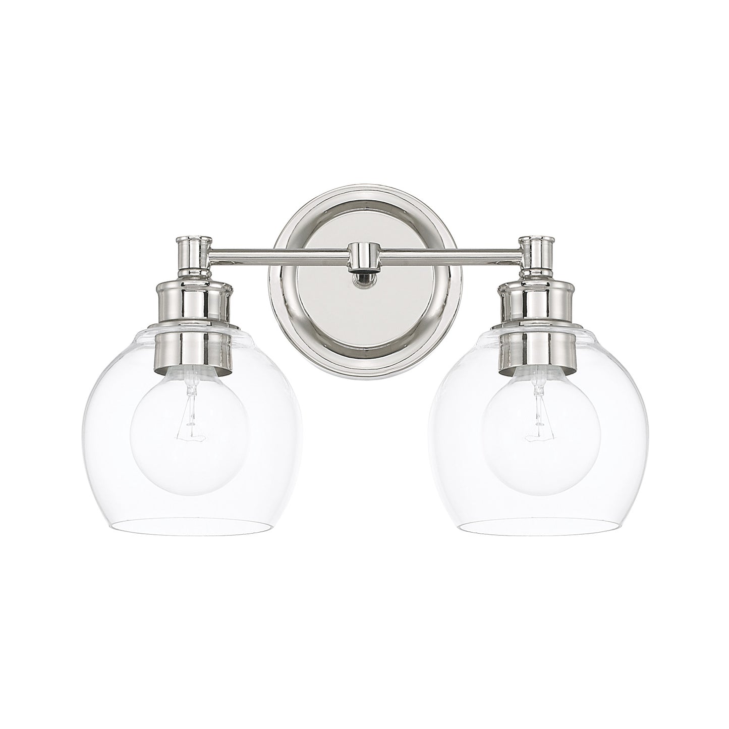 Capital Lighting - 121121PN-426 - Two Light Vanity - Mid Century - Polished Nickel