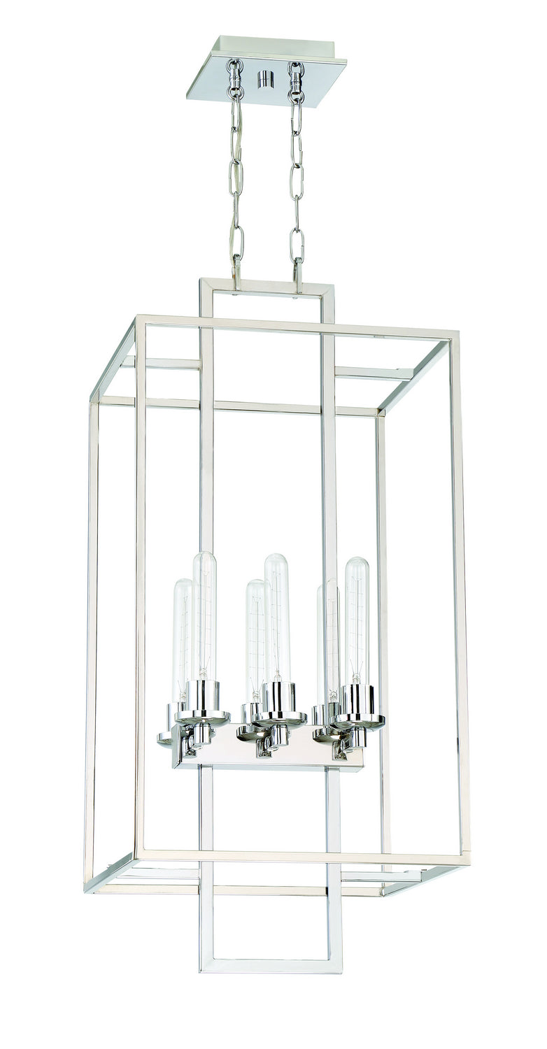 Craftmade - 41536-CH - Six Light Foyer Pendant - Cubic - Chrome