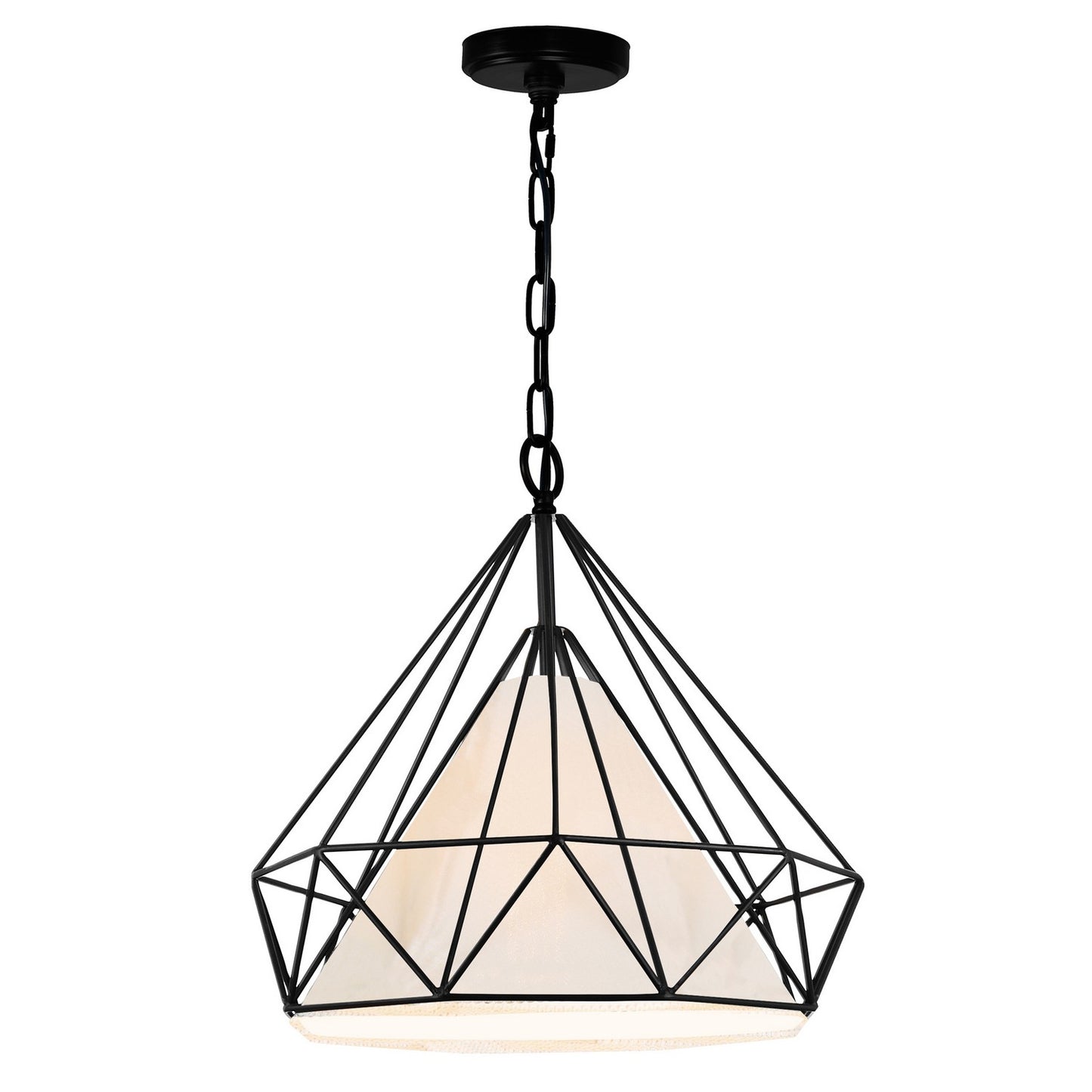 CWI Lighting - 9600P20-1-101 - One Light Pendant - Diamond - Black