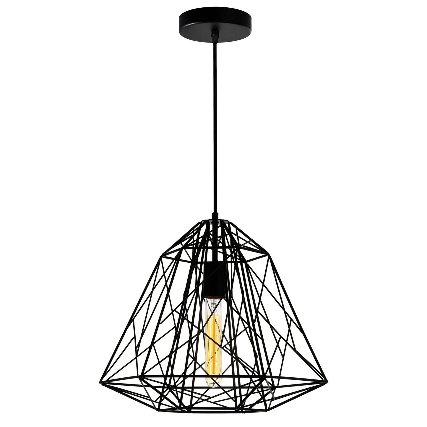 CWI Lighting - 9625P16-1-101 - One Light Pendant - Bagheera - Black