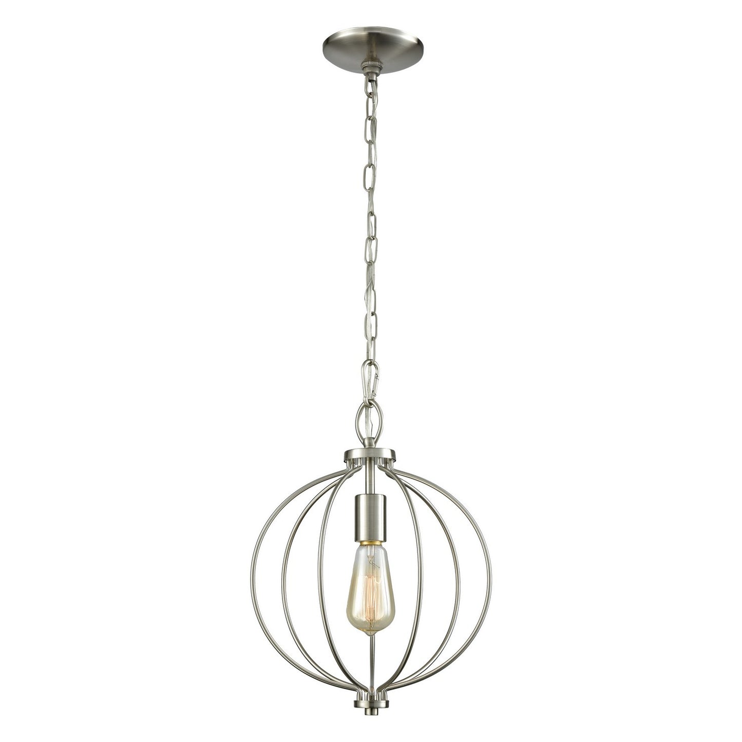ELK Home - CN15712 - One Light Mini Pendant - Williamsport - Brushed Nickel
