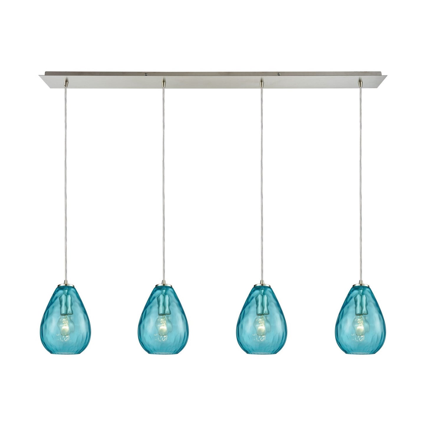 ELK Home - 10770/4LP - Four Light Pendant - Lagoon - Satin Nickel