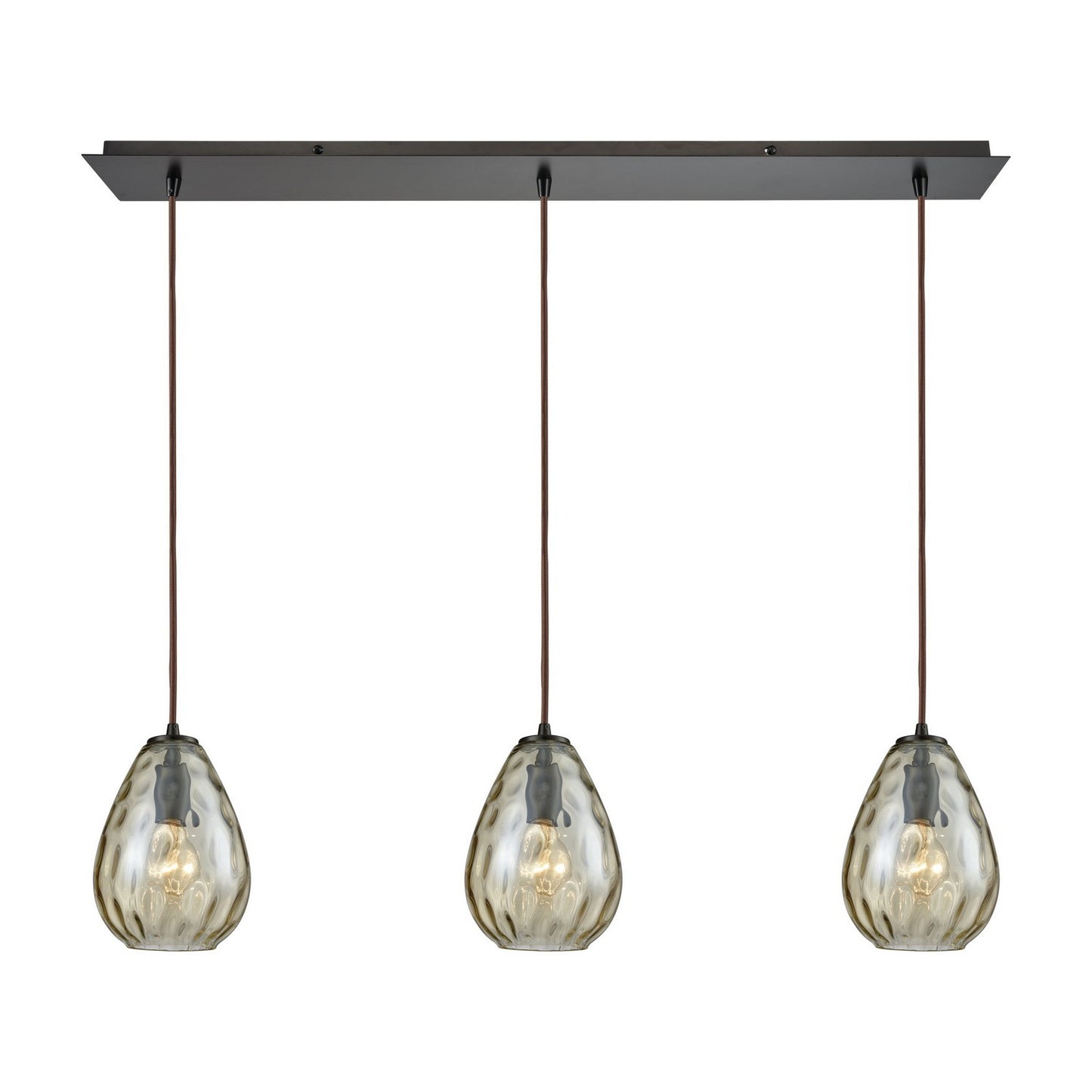 ELK Home - 10780/3LP - Three Light Pendant - Lagoon - Oil Rubbed Bronze