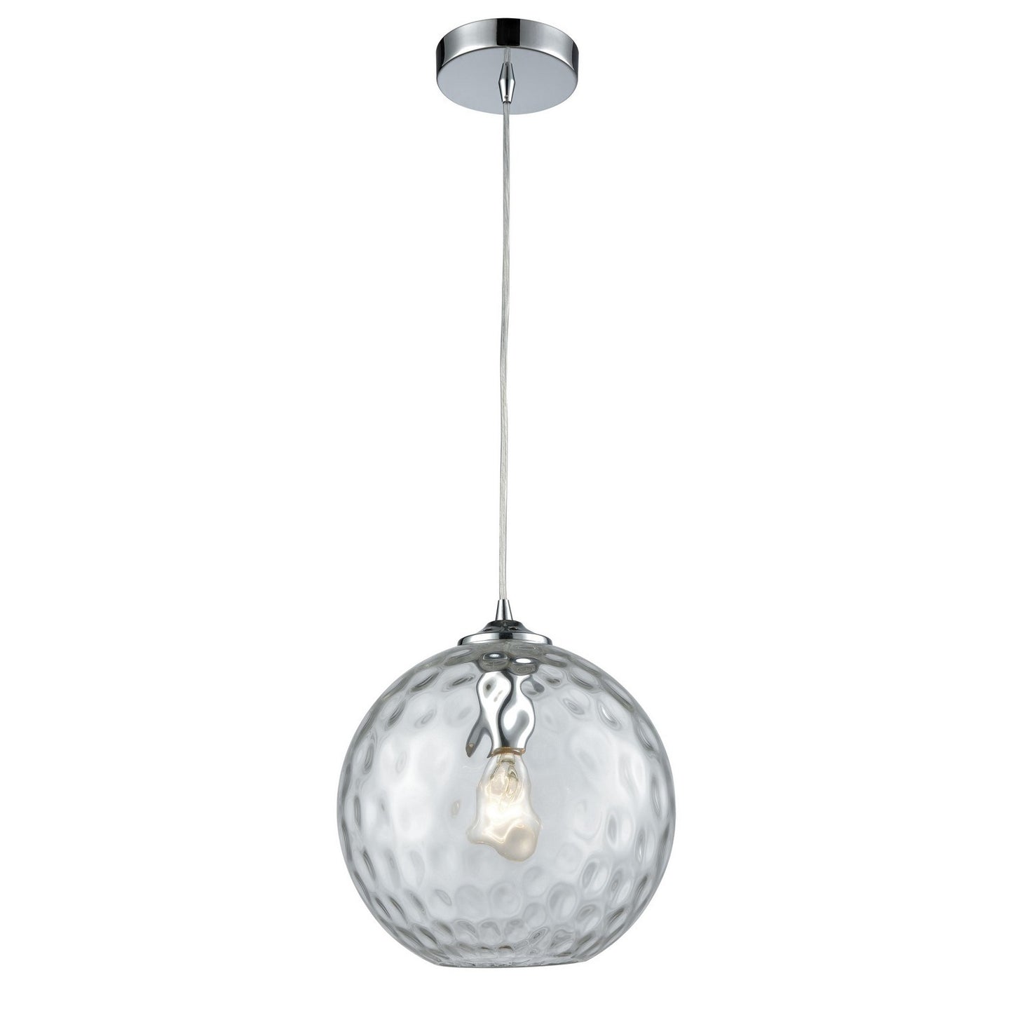 ELK Home - 31380/1CLR - One Light Mini Pendant - Watersphere - Polished Chrome