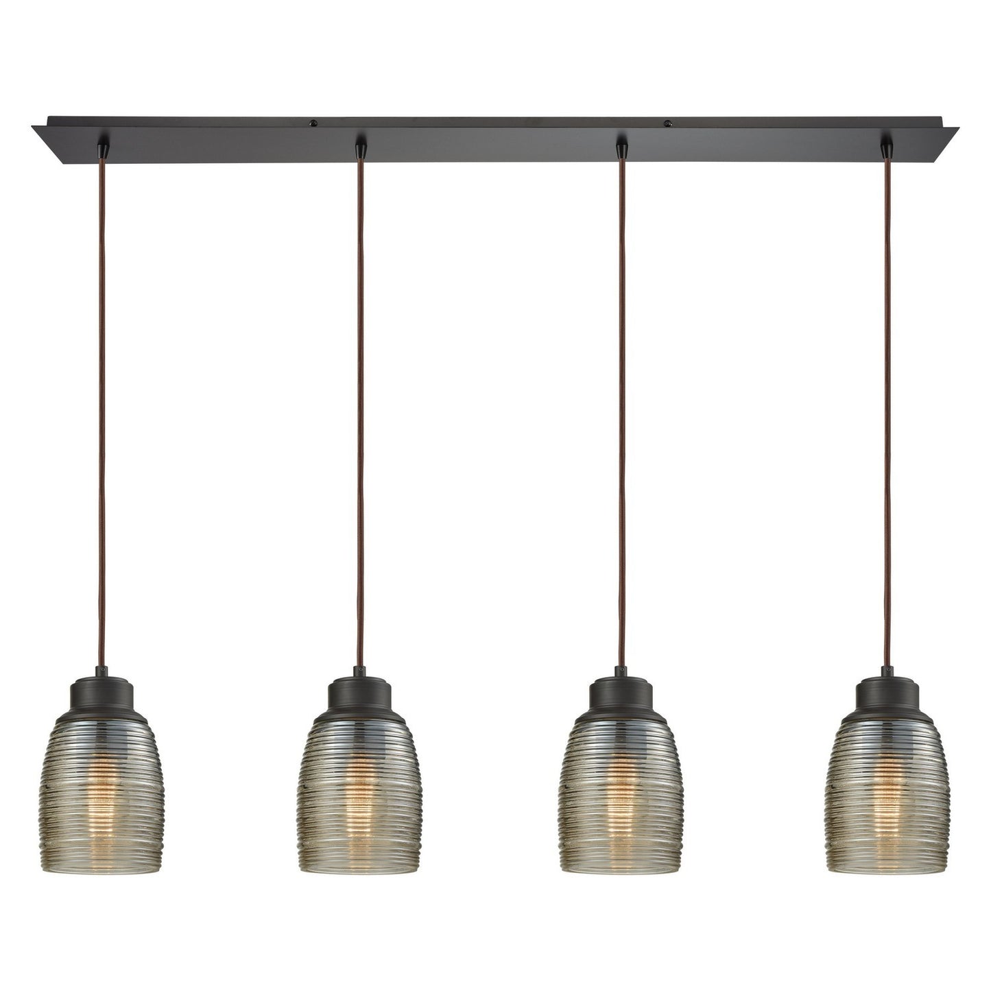 ELK Home - 46216/4LP - Four Light Pendant - Muncie - Oil Rubbed Bronze