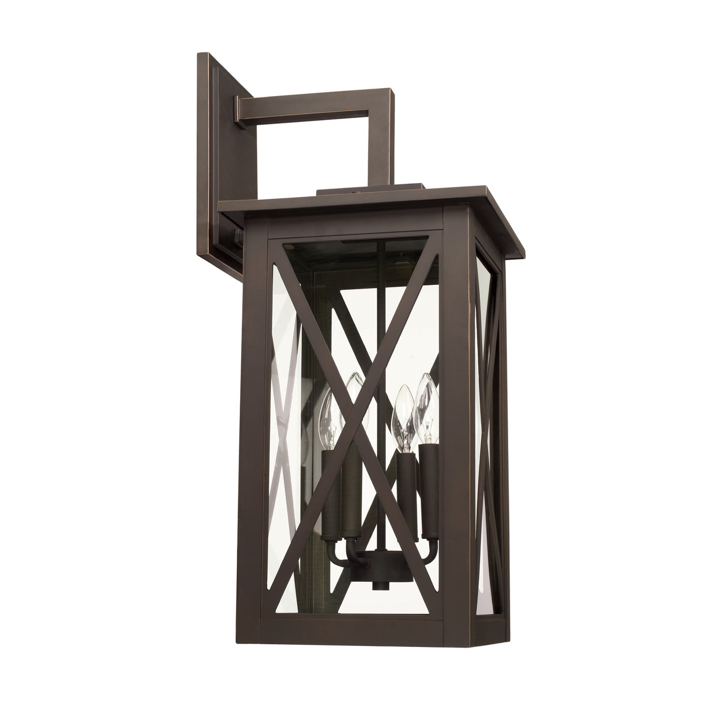 Capital Lighting - 926641OZ - Four Light Outdoor Wall Lantern - Avondale - Oiled Bronze