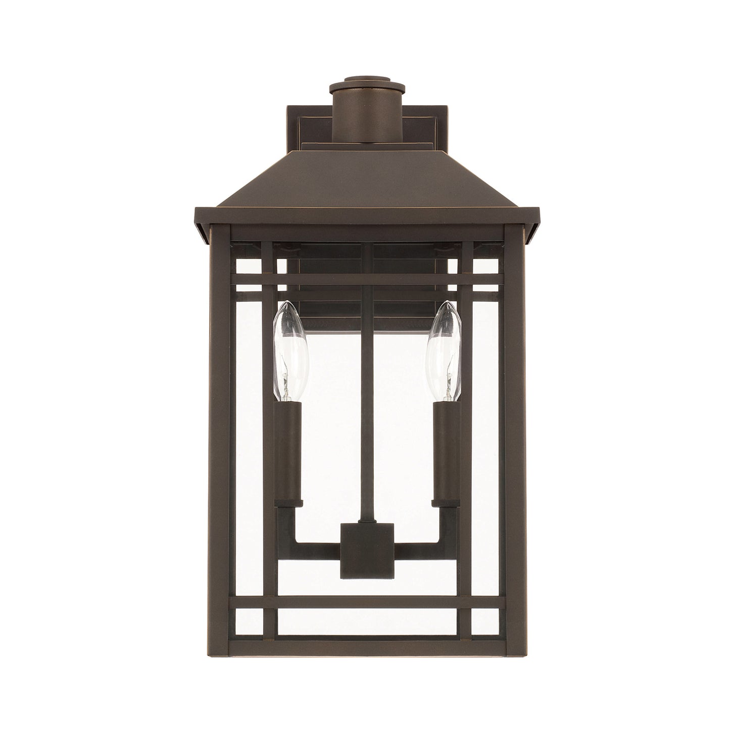Capital Lighting - 927121OZ - Two Light Outdoor Wall Lantern - Braden - Oiled Bronze