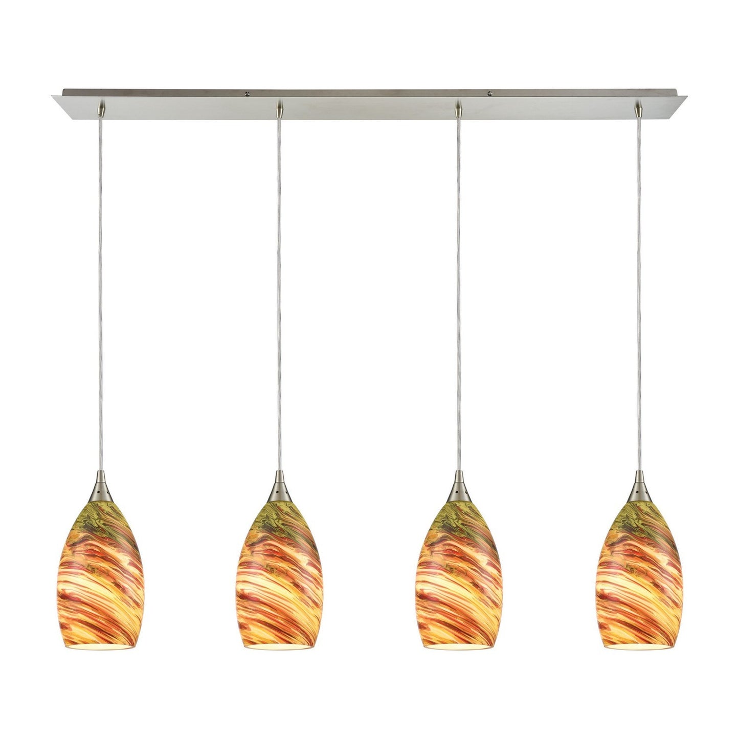 ELK Home - 10630/4LP - Four Light Pendant - Collanino - Satin Nickel