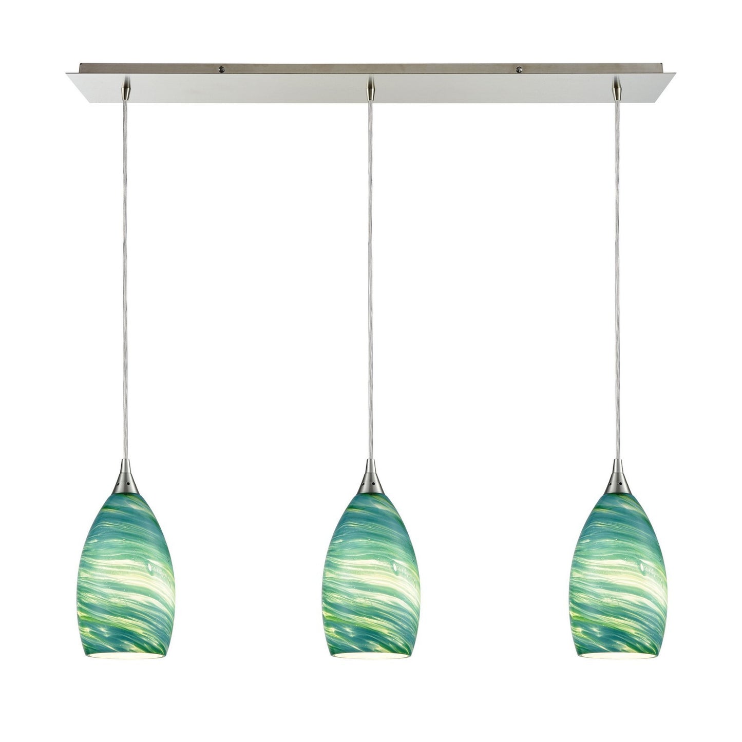 ELK Home - 10650/3LP - Three Light Pendant - Collanino - Satin Nickel