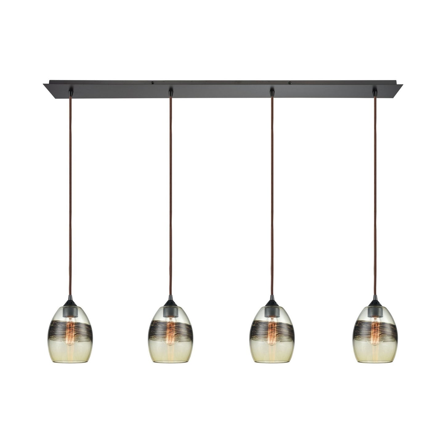 ELK Home - 25122/4LP - Four Light Pendant - Whisp - Oil Rubbed Bronze