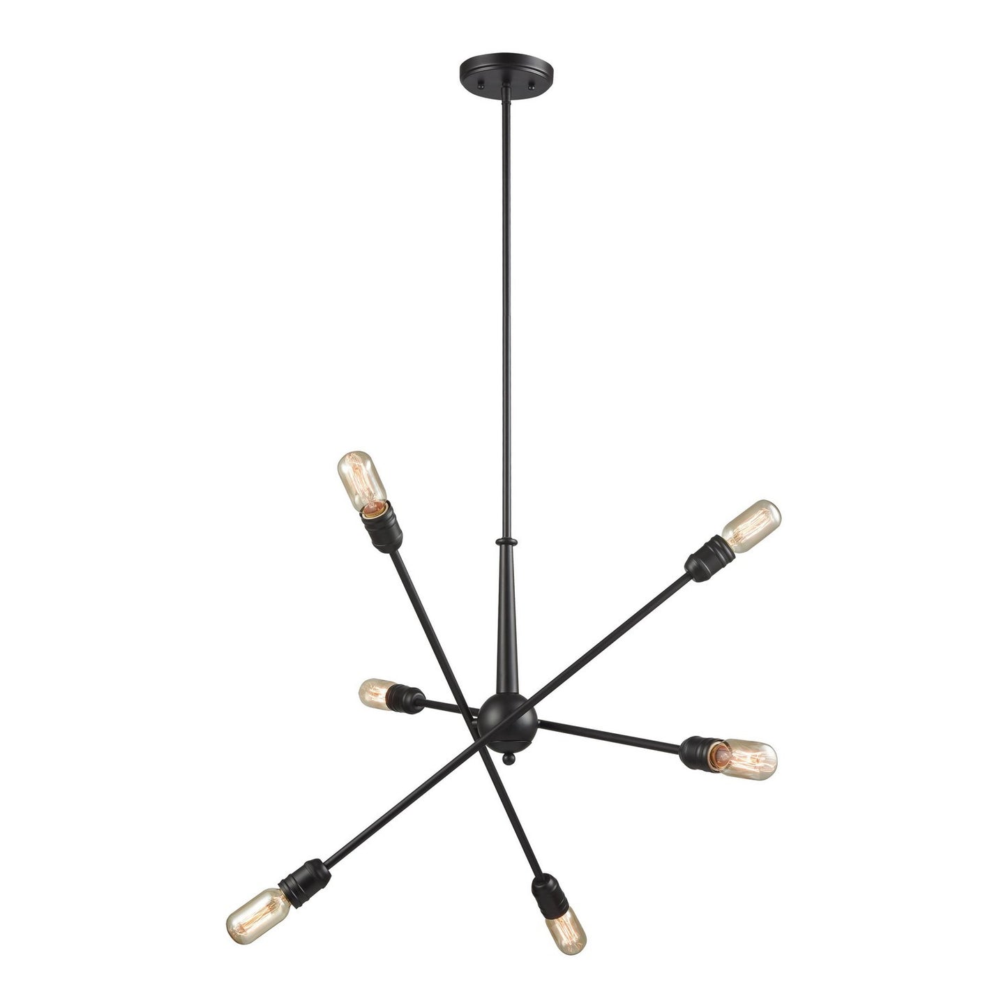 ELK Home - 46227/6 - Six Light Chandelier - Delphine - Oil Rubbed Bronze