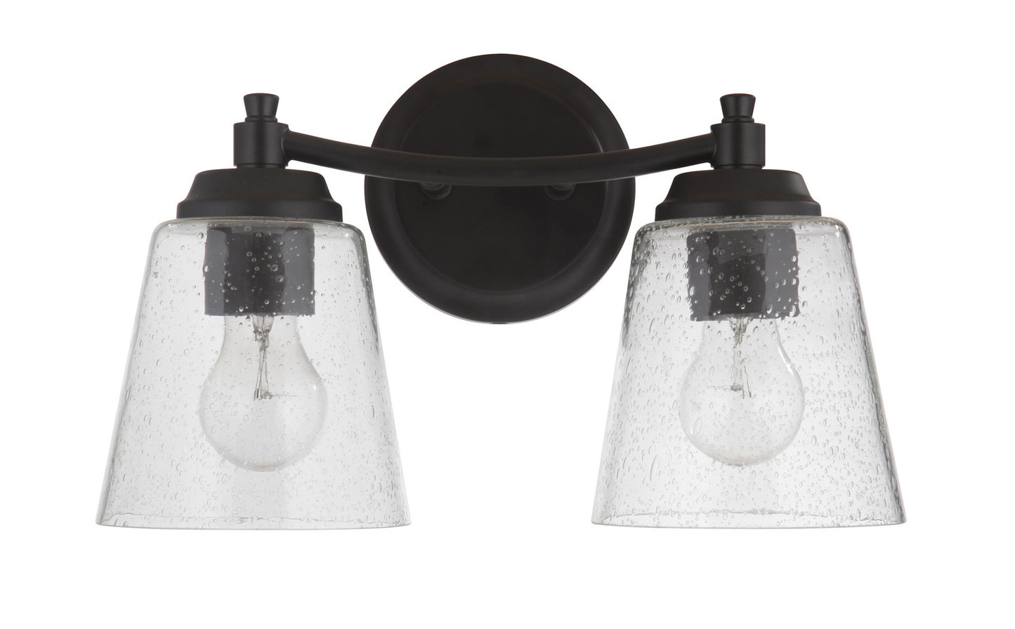 Craftmade - 50202-FB - Two Light Vanity - Tyler - Flat Black