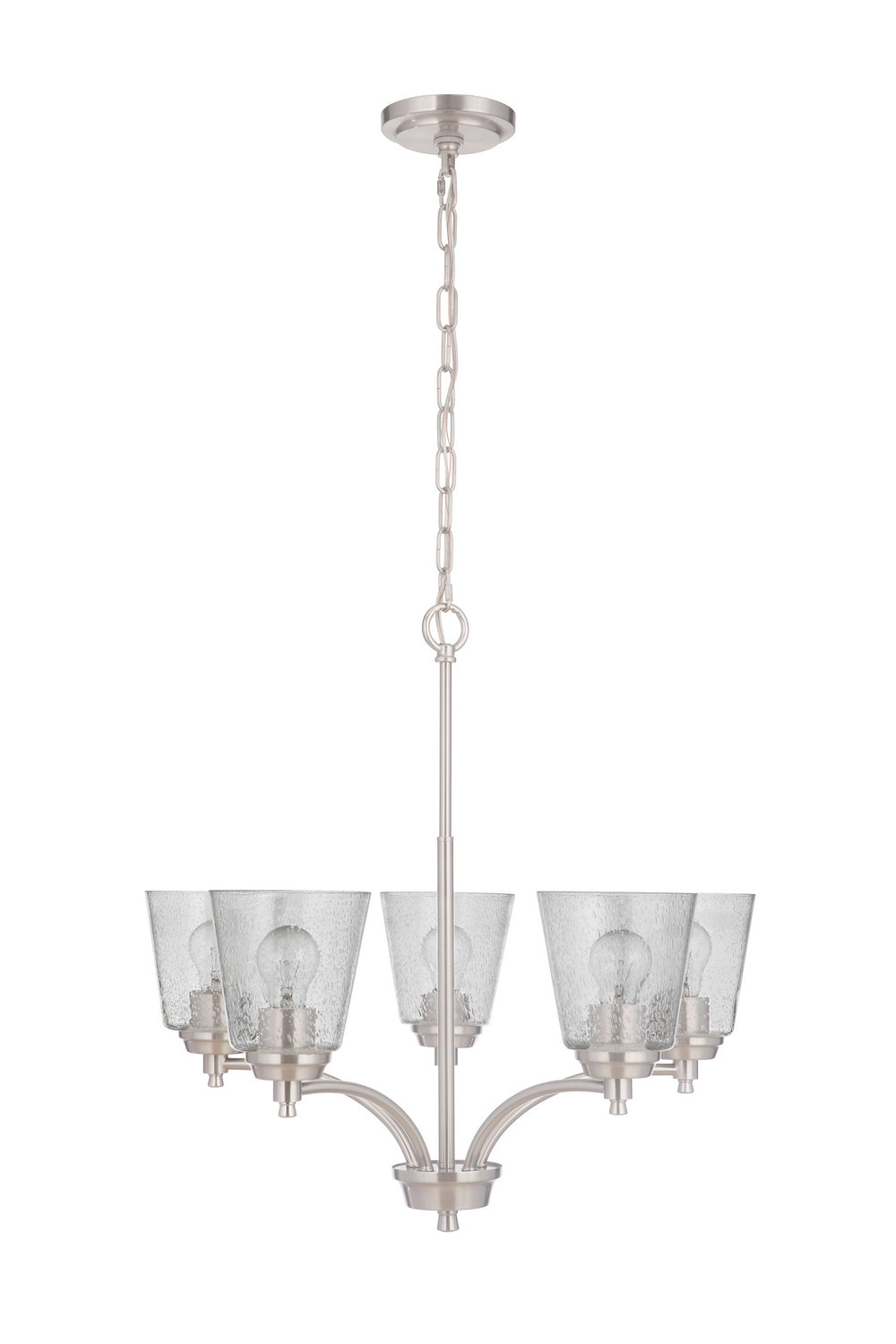 Craftmade - 50225-BNK - Five Light Chandelier - Tyler - Brushed Polished Nickel