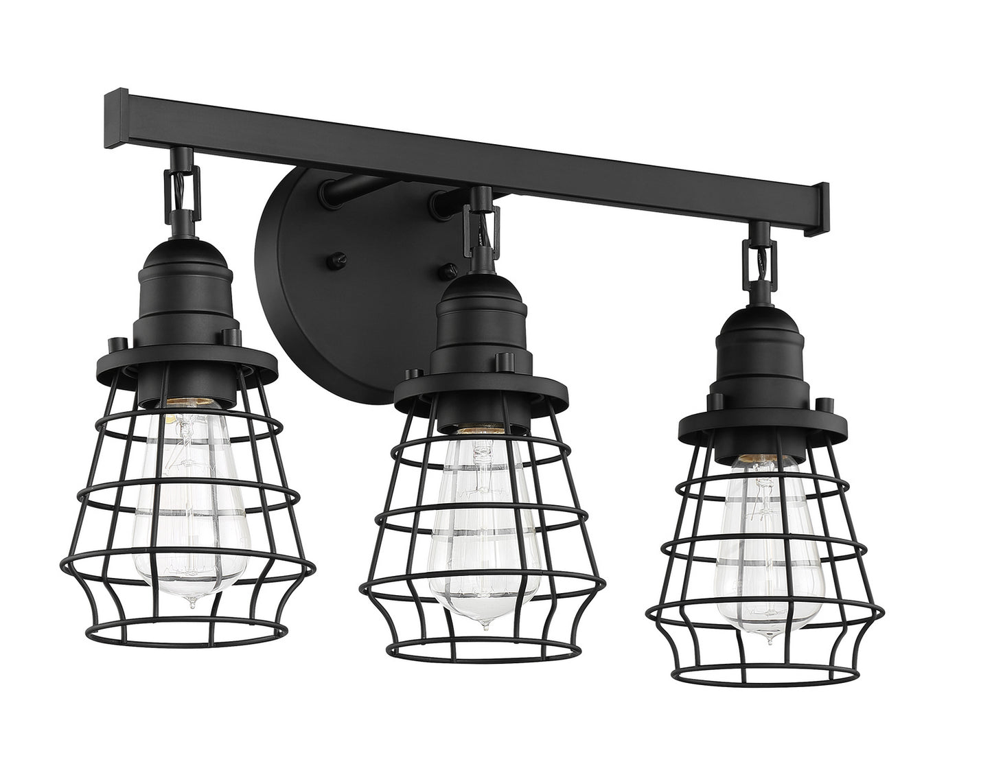 Craftmade - 50603-FB - Three Light Vanity - Thatcher - Flat Black
