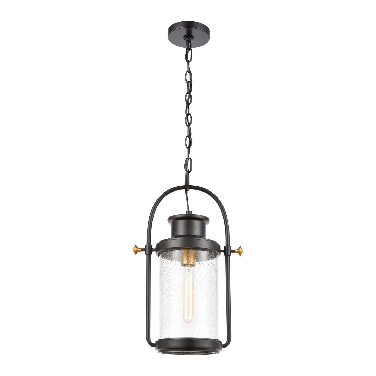 ELK Home - 46672/1 - One Light Outdoor Pendant - Wexford - Matte Black