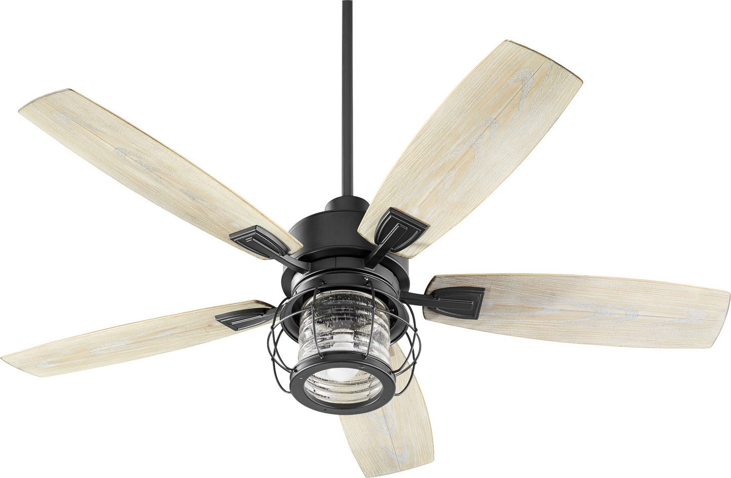 Quorum - 13525-69 - 52"Patio Fan - Galveston - Textured Black