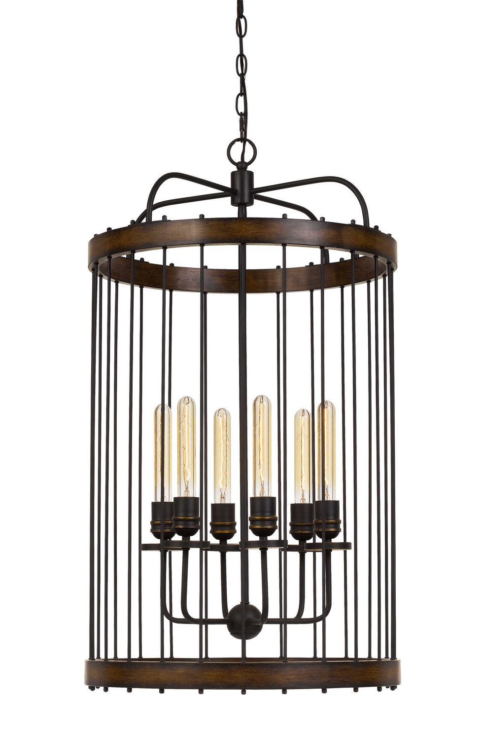 Cal Lighting - FX-3700-6 - Six Light Pendant - Cantania - Metal