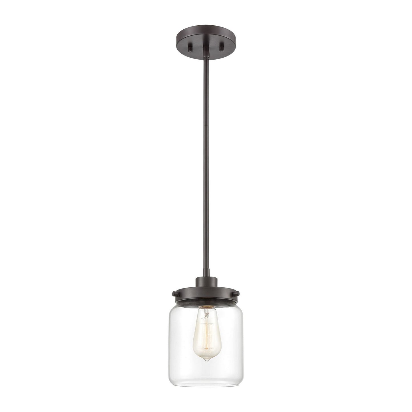 ELK Home - 85216/1 - One Light Mini Pendant - Mason - Oil Rubbed Bronze