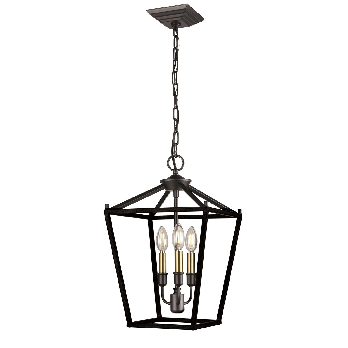 DVI Lighting - DVP30147MF+GR - Three Light Pendant - Lundy'S Lane - Multiple Finishes And Graphite