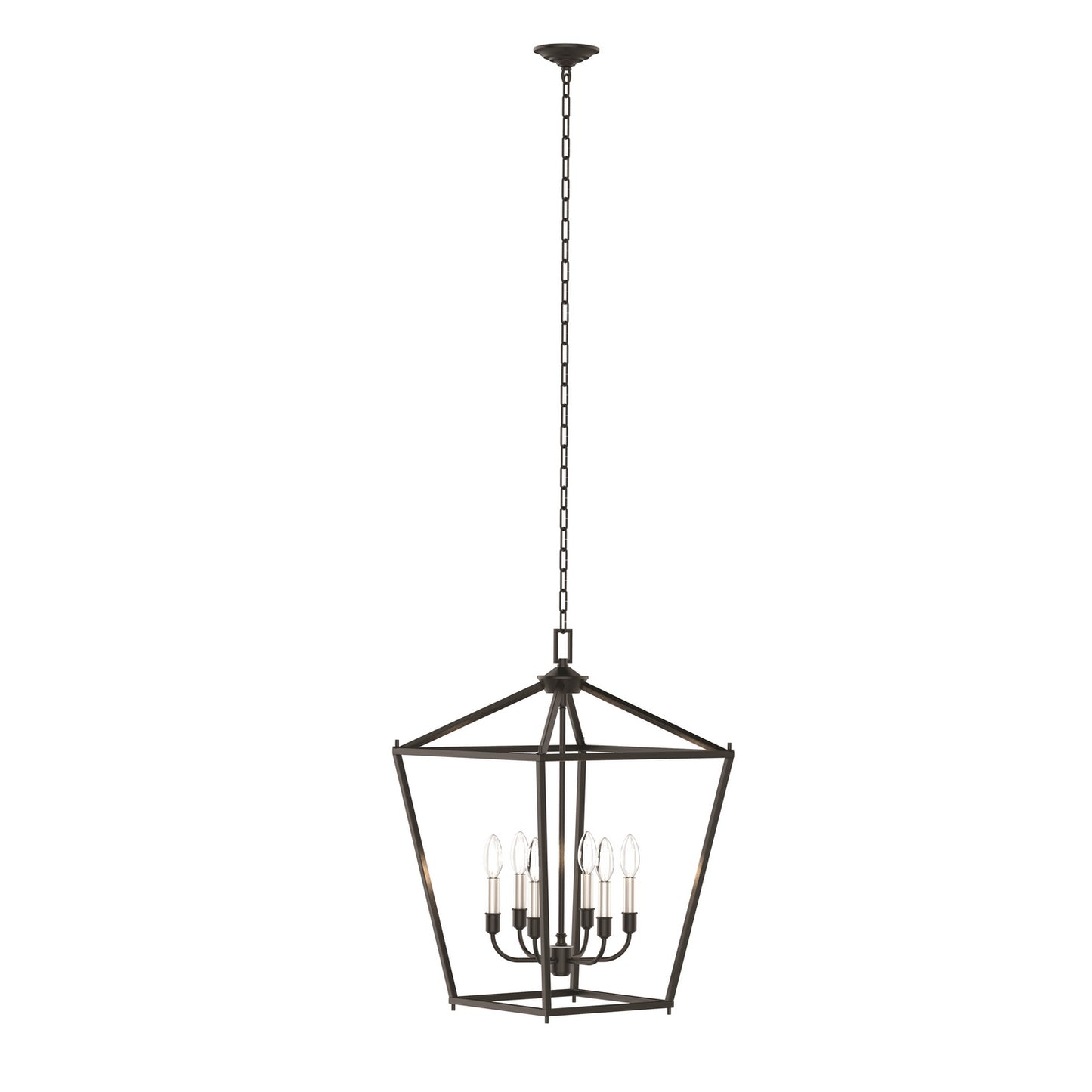 DVI Lighting - DVP30148MF+GR - Six Light Foyer Pendant - Lundy'S Lane - Multiple Finishes And Graphite