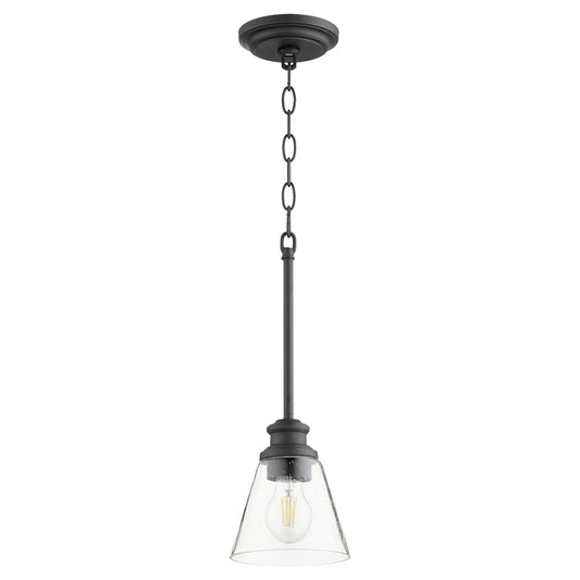 Quorum - 309-69 - One Light Pendant - Dunbar - Textured Black