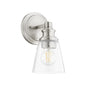 Quorum - 509-1-65 - One Light Wall Mount - Dunbar - Satin Nickel