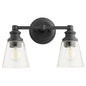 Quorum - 509-2-69 - Two Light Wall Mount - Dunbar - Textured Black