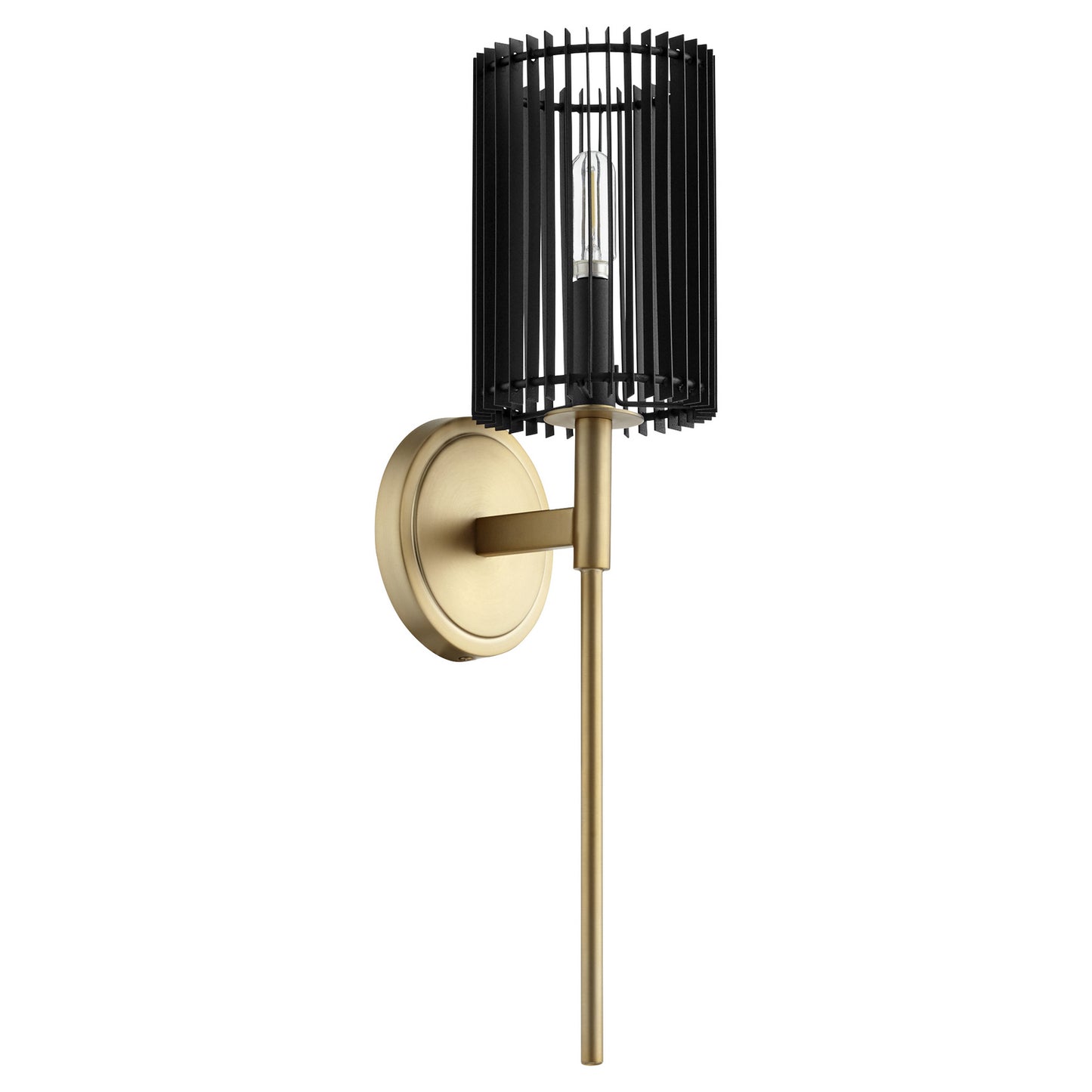 Quorum - 517-80 - One Light Wall Mount - Finura - Aged Brass