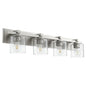 Quorum - 5369-4-265 - Four Light Vanity - 5369 Vanities - Satin Nickel w/ Clear/Seeded