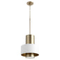 Quorum - 8011-0880 - One Light Pendant - Cylinder Drum Pendants - Studio White