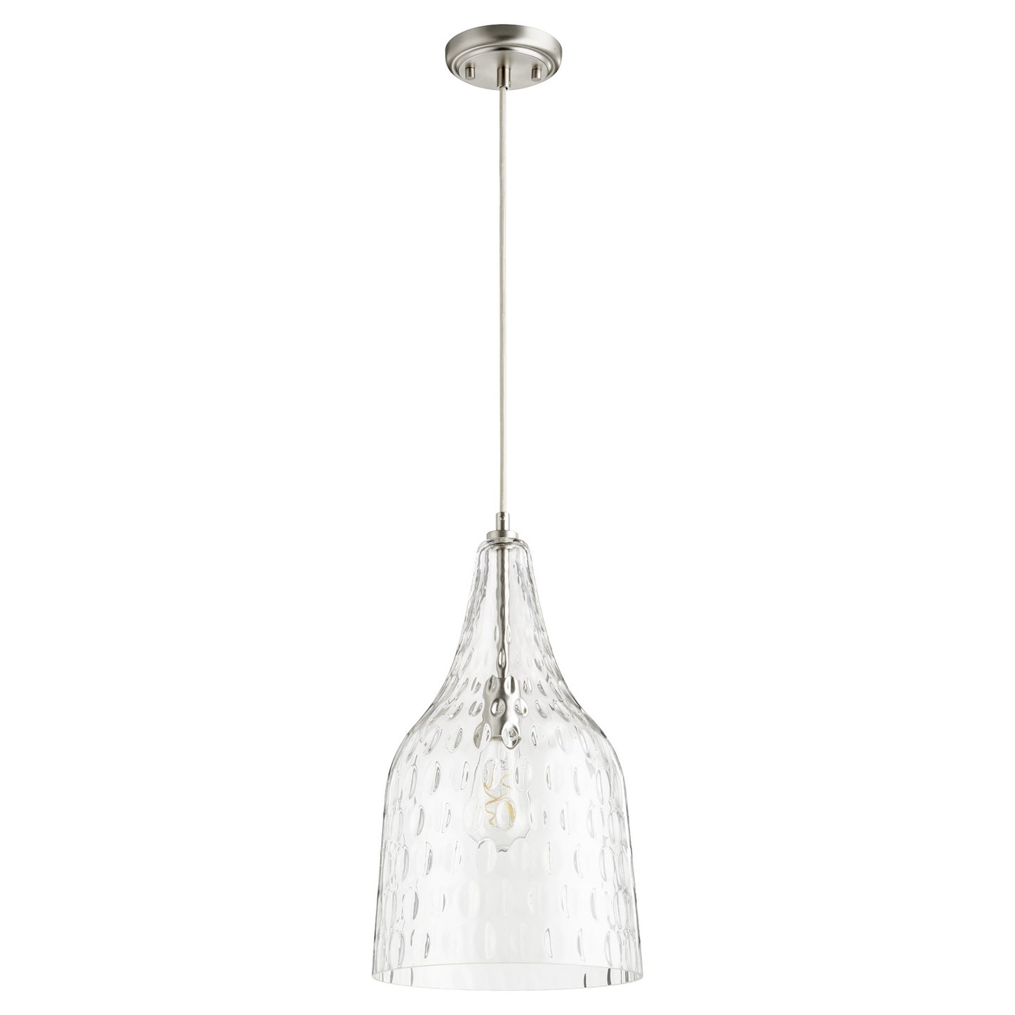 Quorum - 8142-65 - One Light Pendant - 8142 Pendants - Satin Nickel