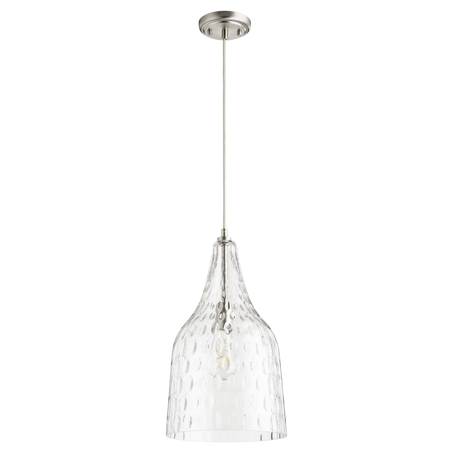 Quorum - 8142-65 - One Light Pendant - 8142 Pendants - Satin Nickel