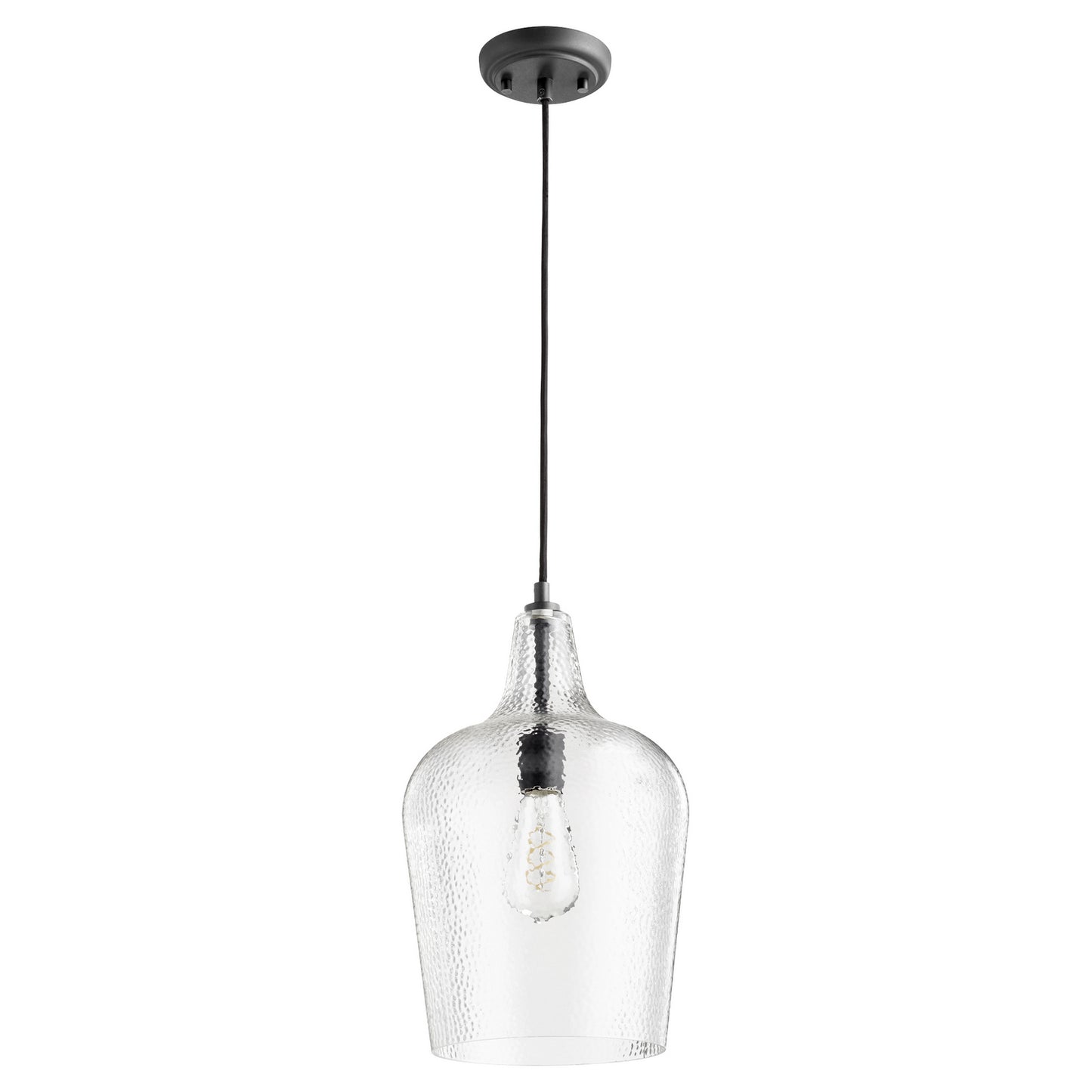 Quorum - 8143-69 - One Light Pendant - 8143 Pendants - Textured Black