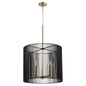 Quorum - 819-5-80 - Five Light Pendant - Finura - Aged Brass