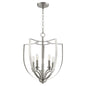 Quorum - 8202-5-65 - Five Light Entry Pendant - Dakota - Satin Nickel