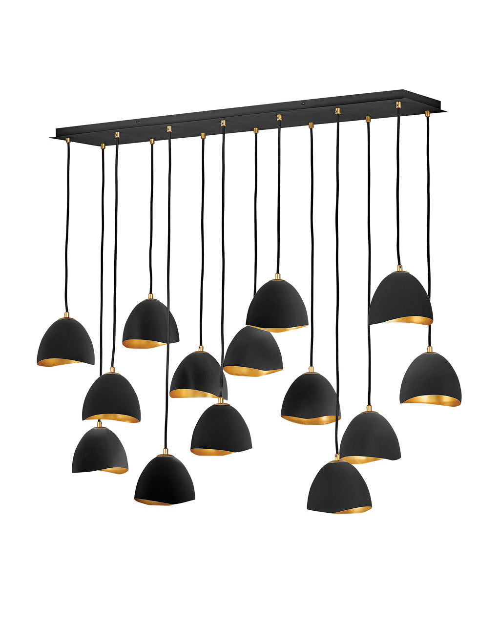 Hinkley - 35909SHB - LED Chandelier - Nula - Shell Black