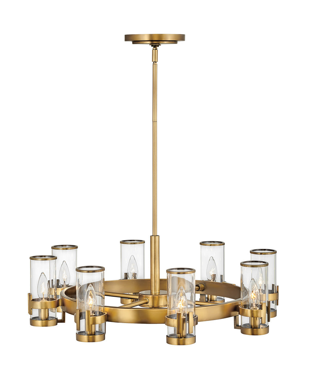 Hinkley - 38106HB - LED Chandelier - Reeve - Heritage Brass