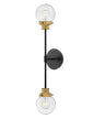 Hinkley - 40692BK - LED Wall Sconce - Poppy - Black